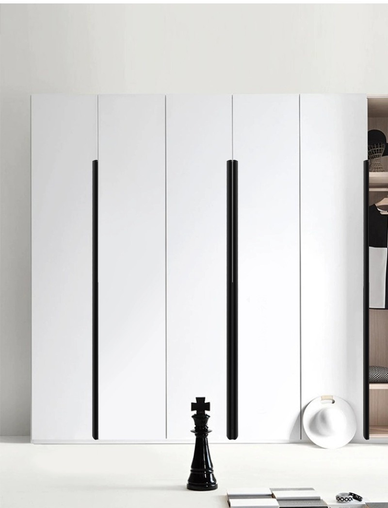 Wholesale aluminum alloy American-style edge-sealed invisible cabinets, wardrobes, cabinet door handles, modern drawer door handles from the manufacturer pic 17