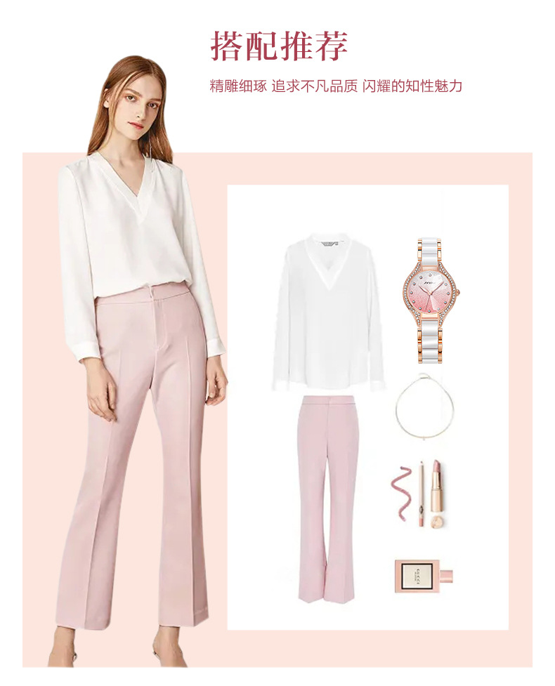 女士手表批发满天星手表女士防水石英手表陶瓷带跨境外贸手表女表详情10