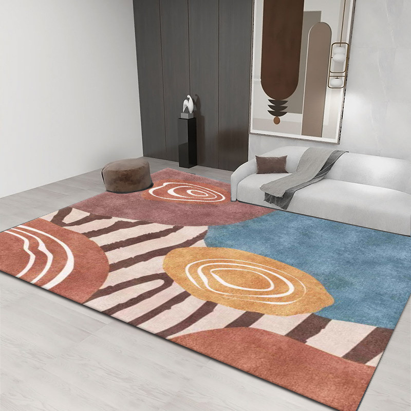 Ins-style Nordic floor mat carpet, living room sofa coffee table carpet, bedroom bedside blanket, simple and modern home floor mat pic 6