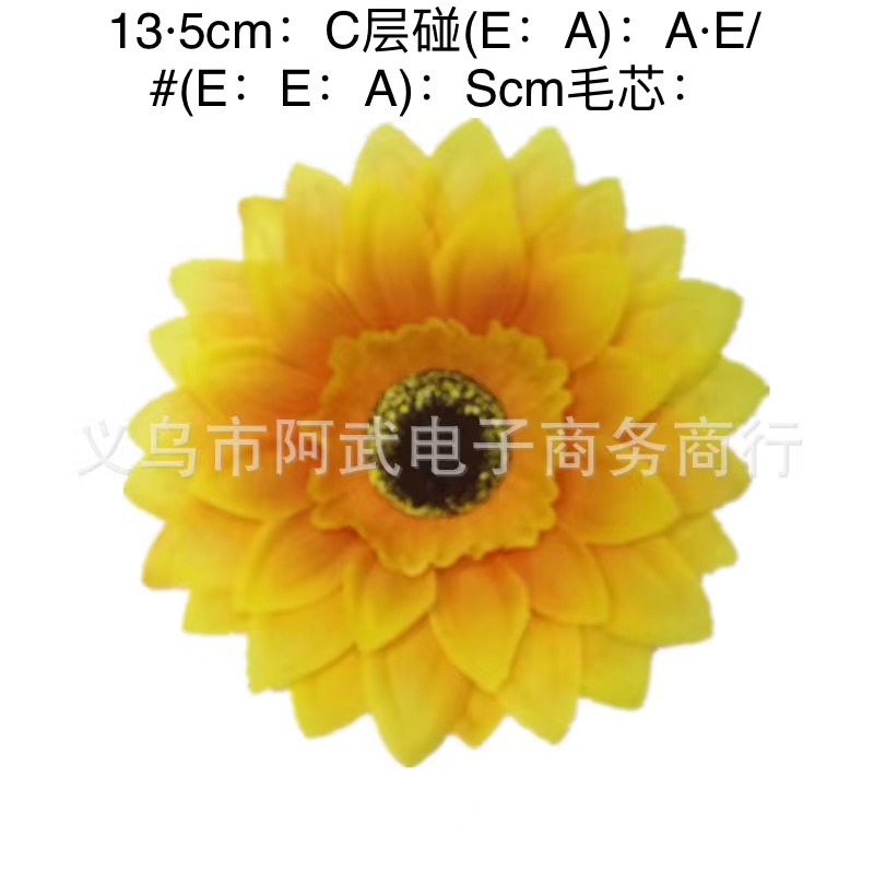 A comprehensive collection of artificial chrysanthemum flowers, peonies, cherry blossoms, tea roses, cheap and beautiful flower heads, carnations, artificial flower heads, and flower matching wholesale pic 34