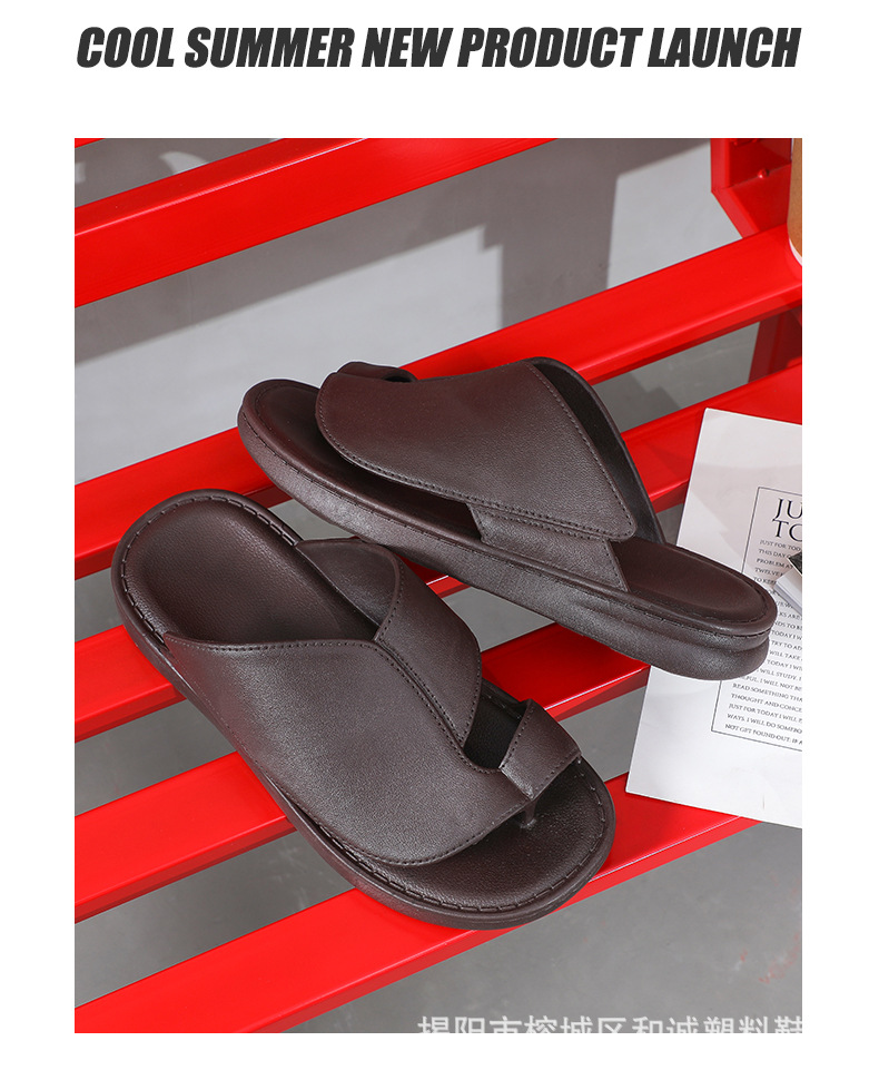 跨境人字拖男沙滩拖鞋夏季外穿men slippers男士休闲软底凉拖大码详情15