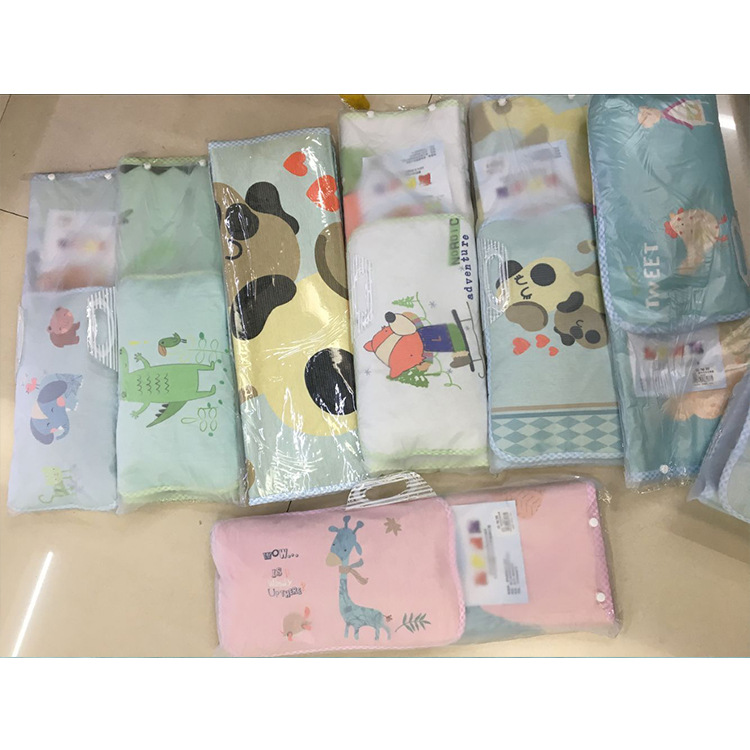 婴儿凉席带枕头新生儿冰丝席儿童夏季午睡席透气 婴儿床宝宝凉席详情20