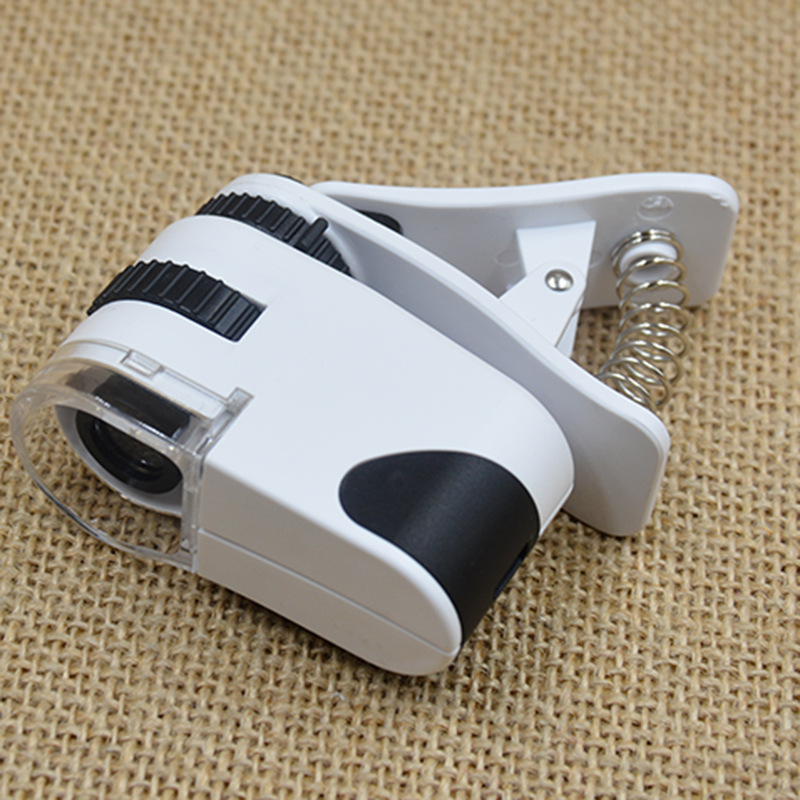 USB charging phone holder for taking photos, high-power microscope magnifying glass 50x 60x UV banknote detector MPK10-CL45/50/60X pic 4