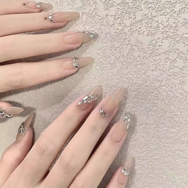 Nail art irregular-shaped diamonds, flat-bottomed non-dropping small diamond jewelry, mixed small flat-bottomed diamonds, a whole batch of dazzling nail art jewelry fragments pic 29