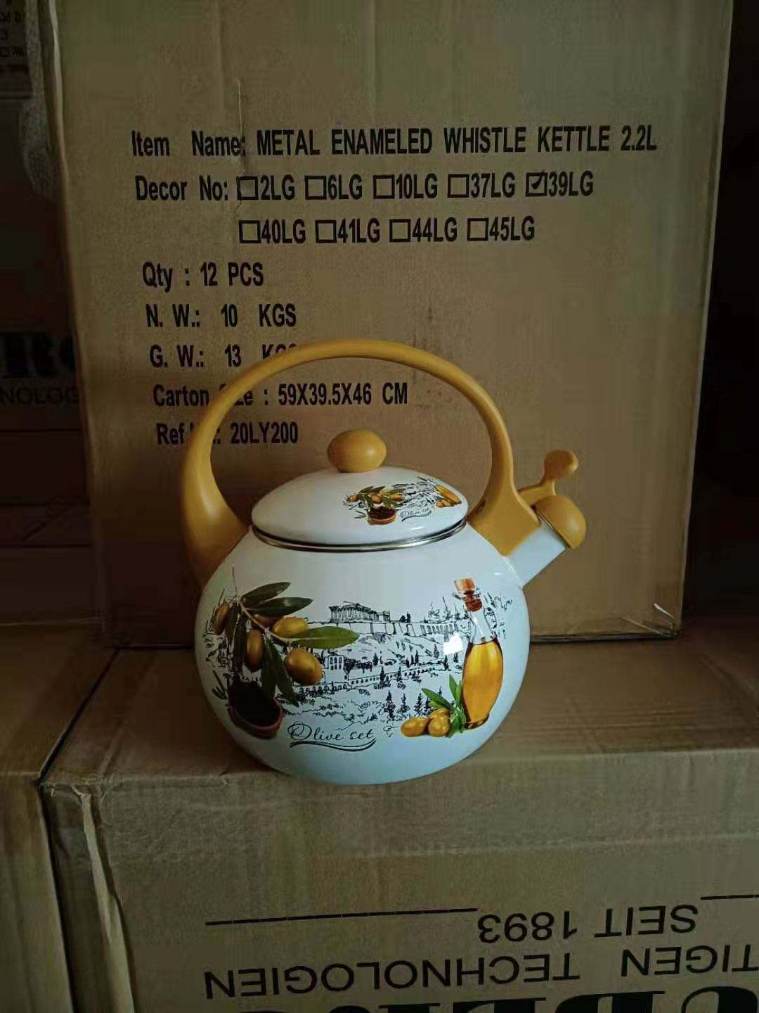 2.2L enamel kettle, high-quality kettle, Mingyin kettle wholesale, universal for induction cookers and gas stoves pic 8