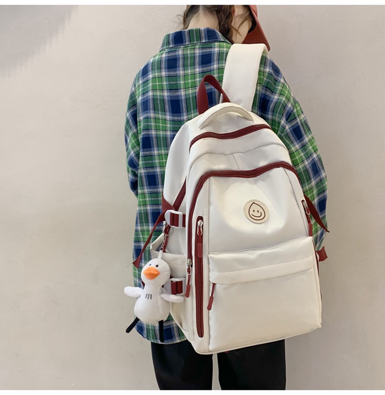 2023新款书包女生高中生双肩包大学生男初中小学生大容量旅行背包详情19