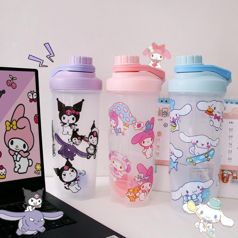 Yugui Dog transparent large-capacity plastic water cup, cute water bottle cup, portable summer student water bottle, casual cup pic 9