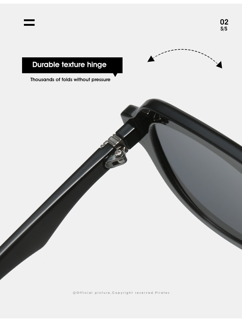 跨境新款大框墨镜欧美时尚男女蛤蟆镜简约复古款派对潮拍太阳眼镜详情16