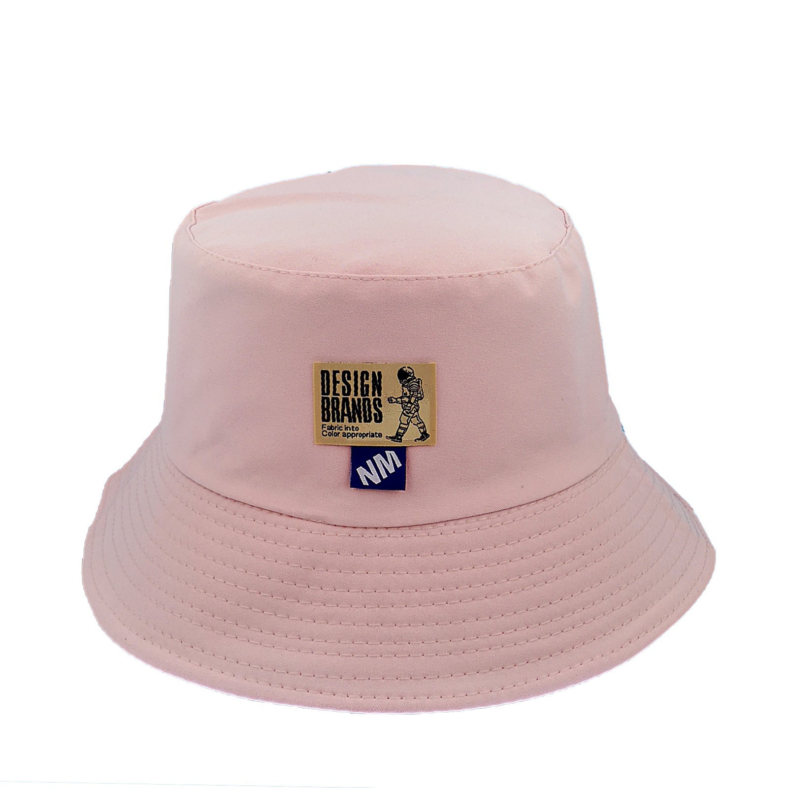 帽子女潮新款复古航天员贴标渔夫帽韩版遮阳帽潮男街头嘻哈盆帽详情4