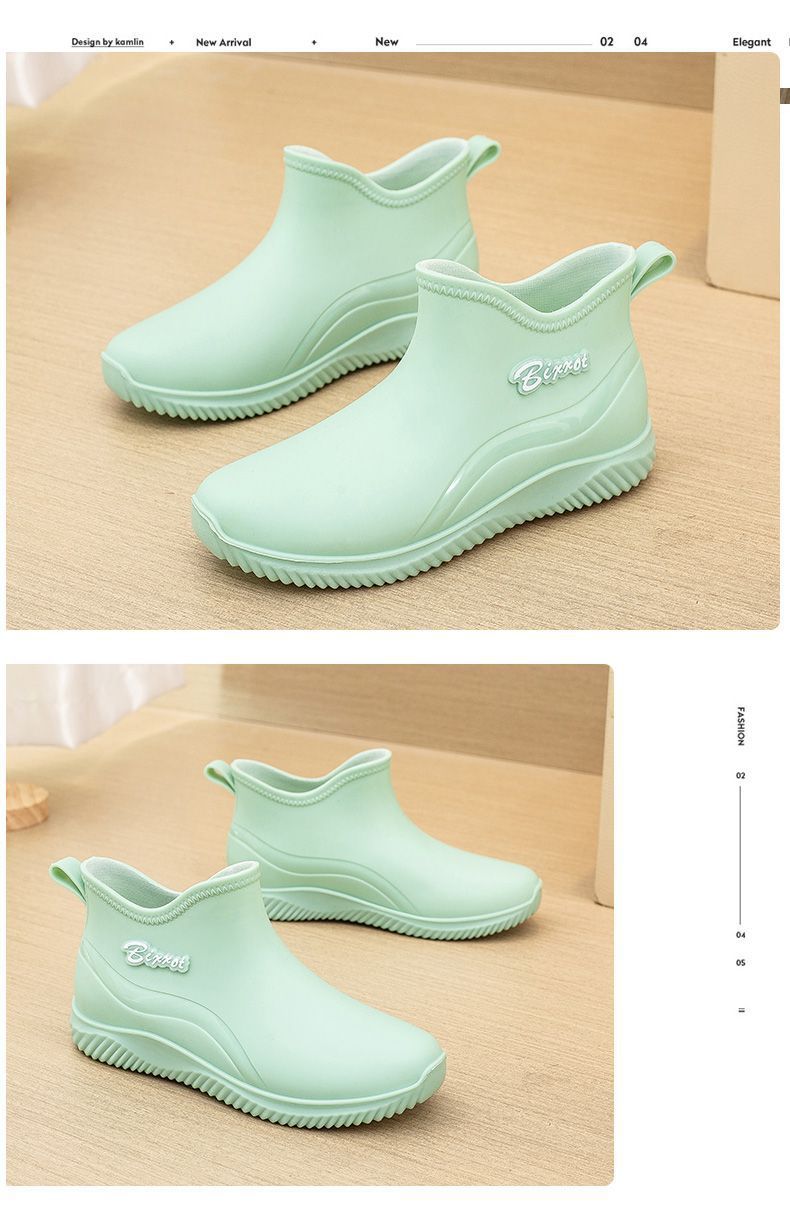 一件代发2024春秋雨鞋水鞋低帮防水雨靴情侣防滑男女士钓鱼胶鞋详情26