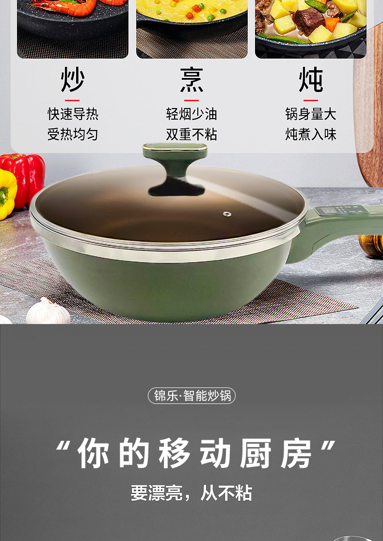 厂家直供多功能电炒锅电火锅电炖锅不粘锅电煮锅电热锅电子锅详情23