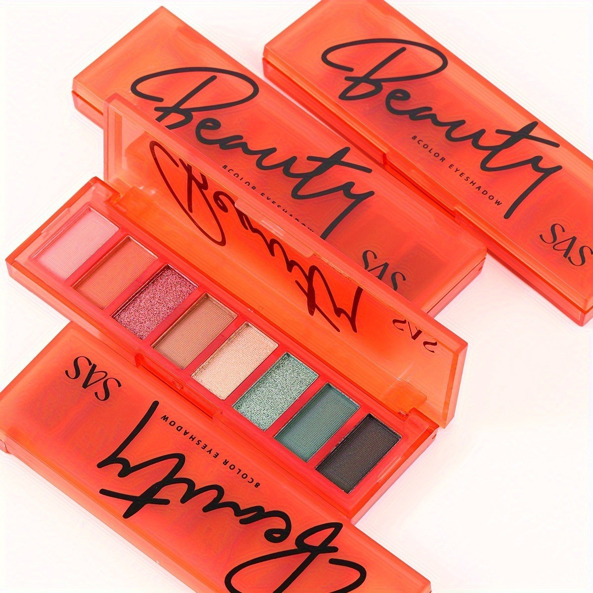 USHAS欧美跨境现货八色眼影盘珠光哑光防水不晕染闪粉眼影SAF038详情10