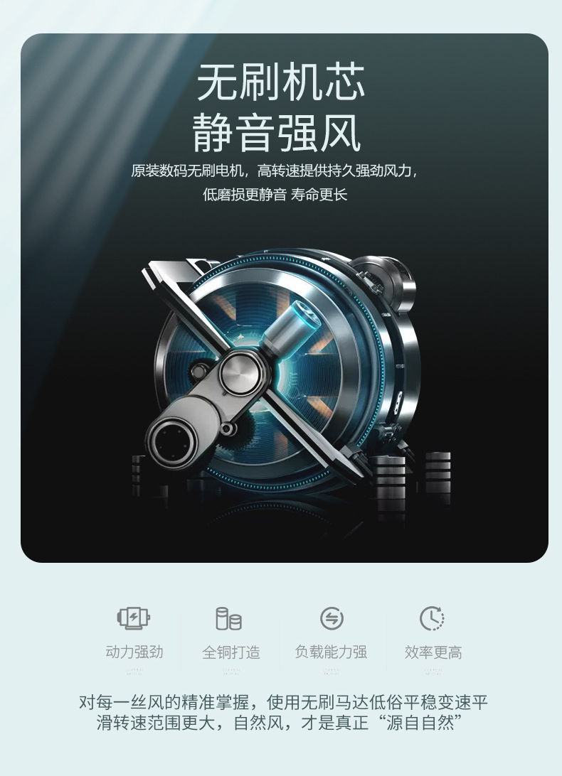 新款台式小风扇迷你便携充电usb家用宿舍大风力静音礼品一件代发详情5