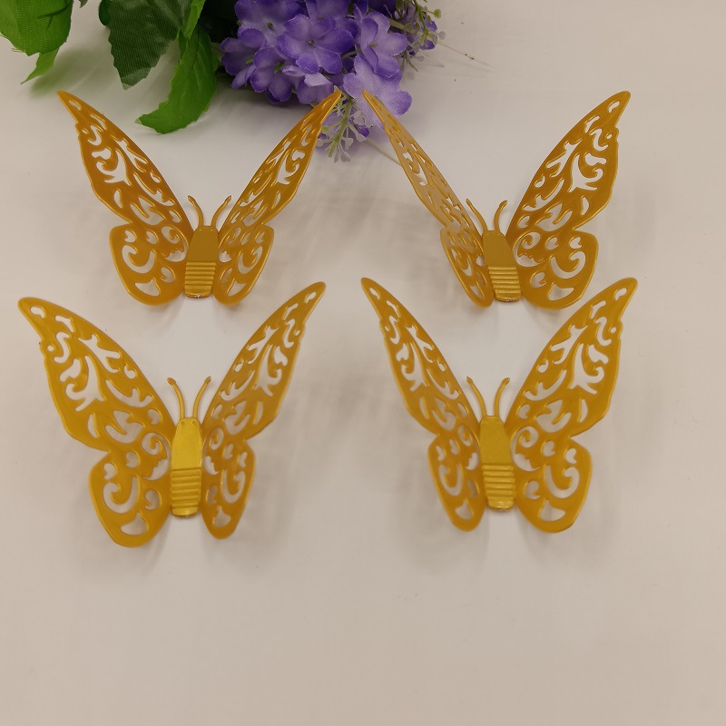 厂家直销3D立体镂空蝴蝶夜光蝴蝶炫彩蝴蝶渐变色蝴蝶详情28