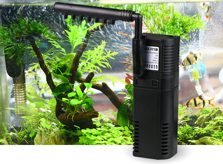 Fish tank and aquarium three-in-one built-in filter multi-functional submersible pump HJ-111B HJ-311B series pic 2
