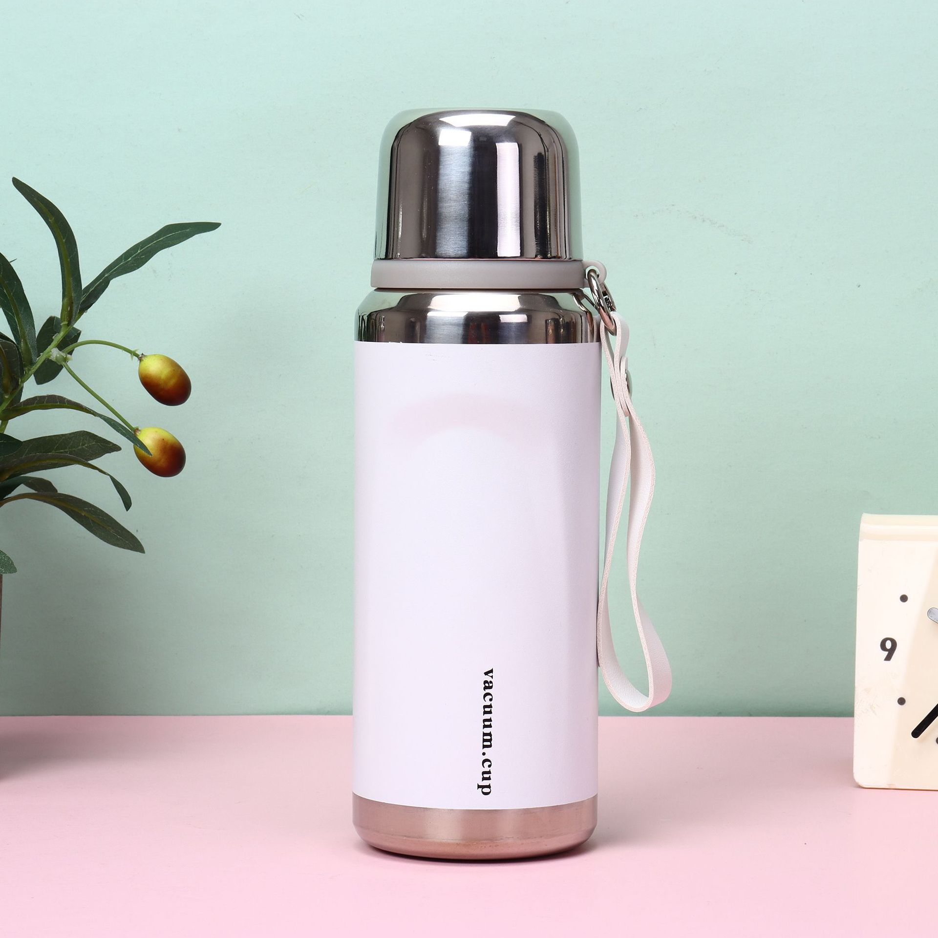 新款真空316不锈钢保温杯户外便携弹跳运动水壶登山旅游壶批发详情4