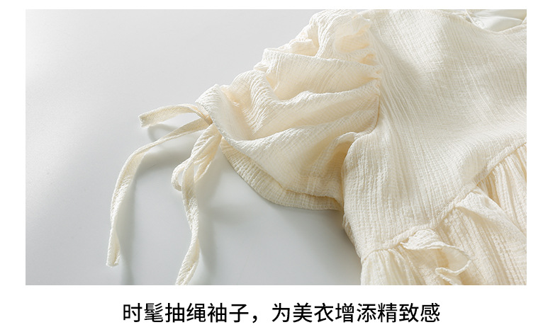 2024 New summer dress for girls, a sweet princess dress for older children, a stylish and sweet long dress for kids pic 22