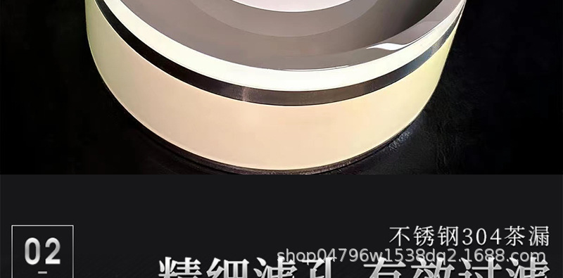 The new thickened heat-resistant glass cup, portable tea-water separation glass cup, compact and suitable for both men and women, large-capacity dwen Dwen cup pic 20