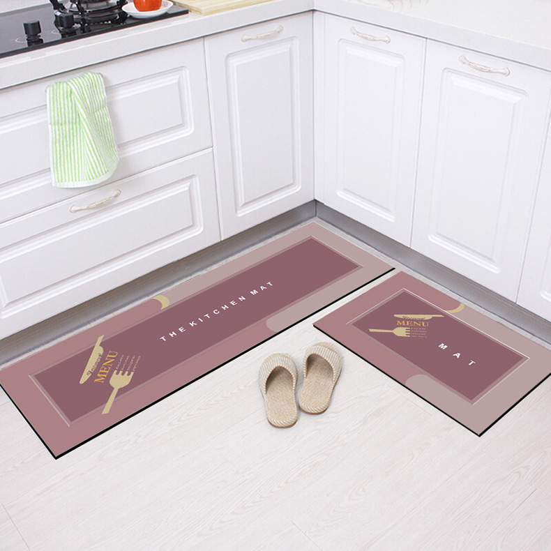 Wholesale diatom mud floor MATS, bathroom water-absorbing and anti-slip soft rectangular foot MATS, household quick-drying kitchen MATS pic 4