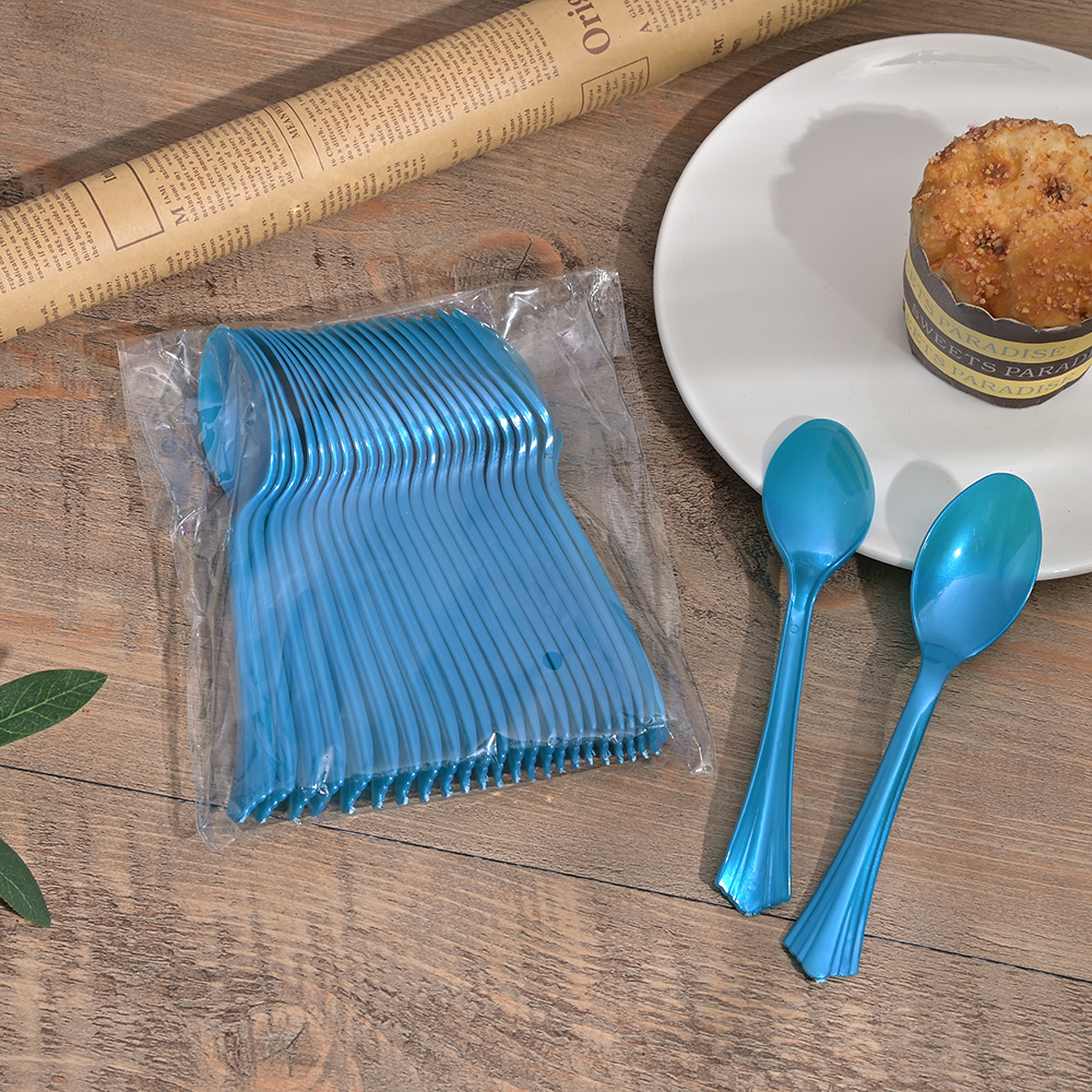 24 sets of multiple selectable spoon sets for cake shops, desserts, tableware and spoons, wholesale from the manufacturer pic 12