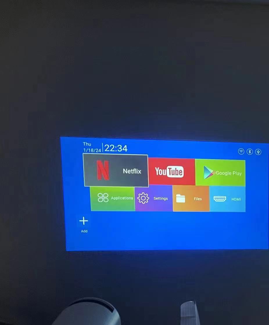 The new HY300 projector model is a portable mini projector for home dormitories, available for Android and high-definition cross-border use pic 14