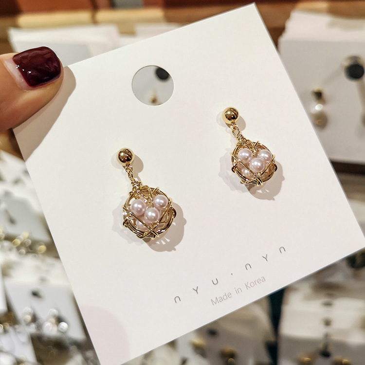 925银针复古耳环几何金属耳钉小众气质高级感爆款百搭耳饰批发详情12