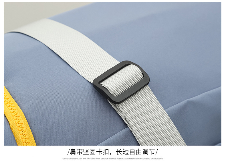 跨境新款旅行包时尚撞色大容量单肩斜挎旅行包出差行李包厂家批发详情35