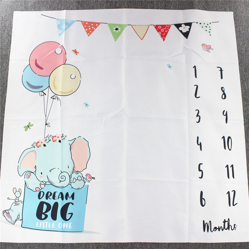 Baby milestone month photography background cloth, baby creative digital photography blanket background cloth, photography props pic 35