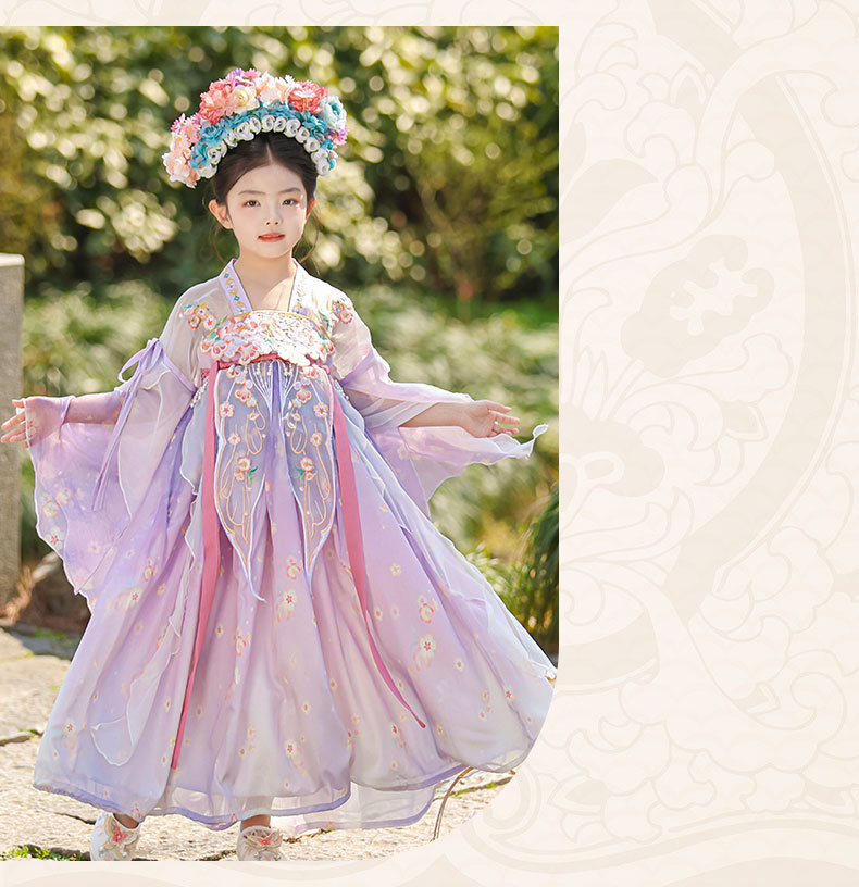 جنية المد ربيع العام … فوق الـ HanFu العرض بـ (ليتل السامي الأميرة GuoFeng فساتين رياض الأطفال للأطفال الذين تنورة Ru بالجملة pic 16