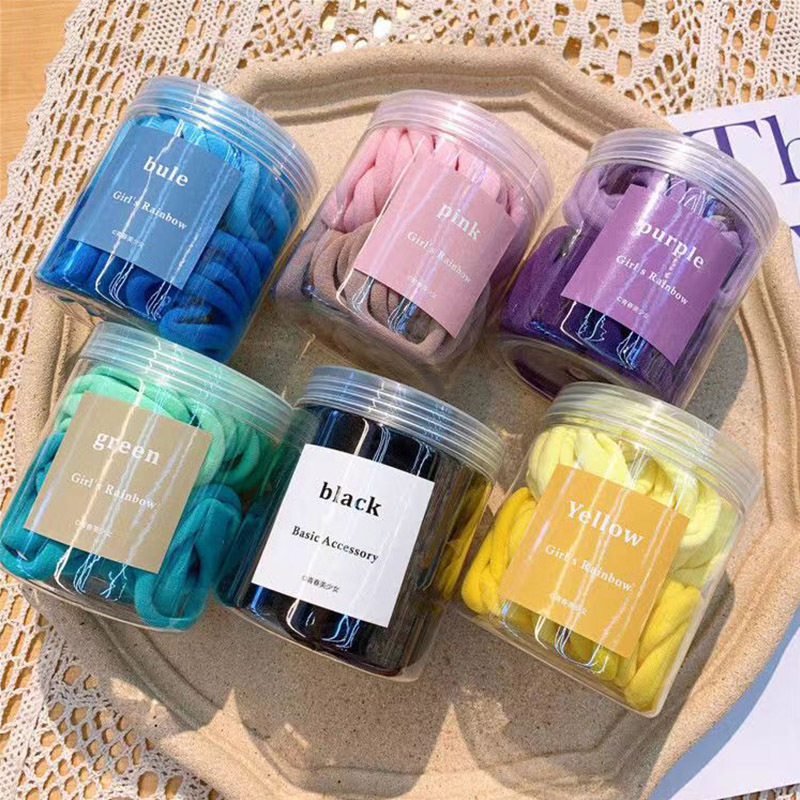 婴幼儿扎头皮筋女童宝宝弹性好不伤发毛巾圈发绳儿童可爱耐用头绳详情5