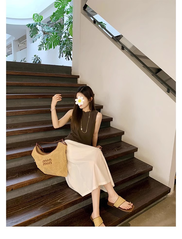 葡萄妈夏季新款度假风金属夹脚气质方头草编织套趾凉拖鞋女外穿详情38