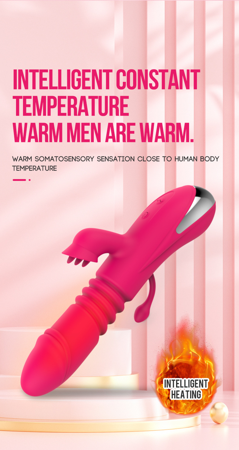 新款女用自慰舌舔振动棒硅胶充电加温伸缩棒成人情趣用品外贸详情10