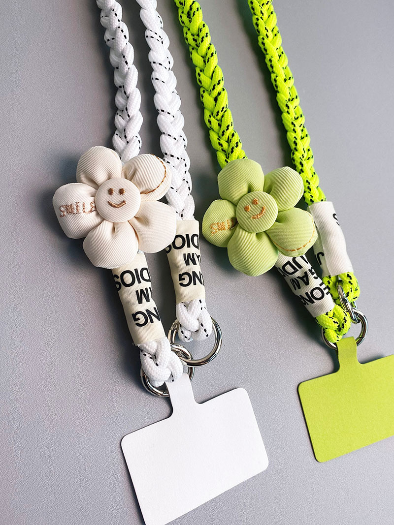 斜挎款太阳花三股马尾辫手机挂绳ins背绳时尚小清新户外登山结实详情10