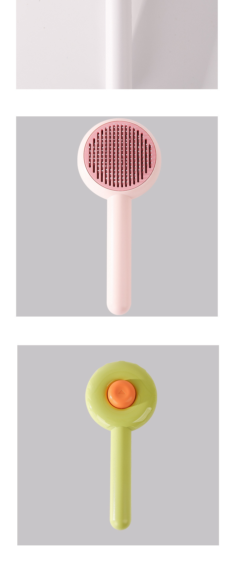 Donut pet cat hair comb, dog needle comb, anti-shedding brush, cat cake cleaning and hair removal products pic 11