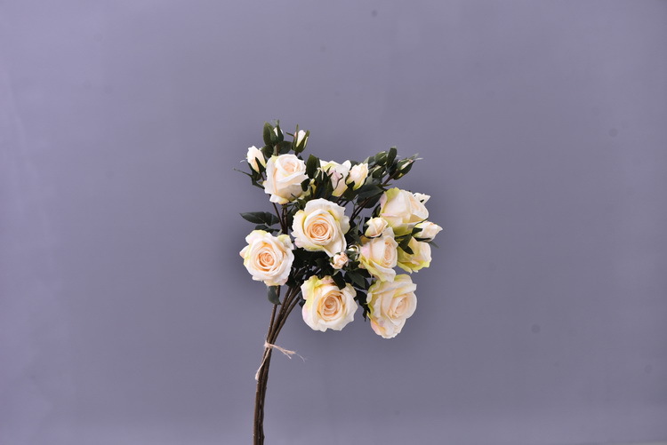 5 pieces of retro charred edge rose artificial flower decoration, artificial flower imitation dried flower, home soft decoration withered and dry, wedding Lanjin artificial rose wholesale pic 68
