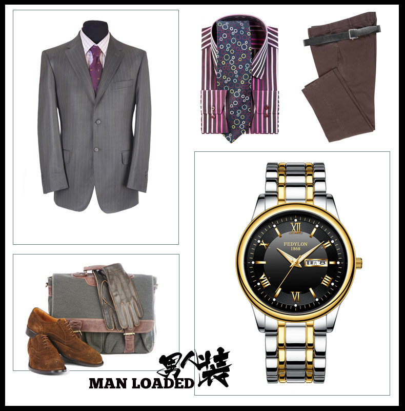 佛蒂仑新款手表男全自动机械表男士手表防水夜光商务轻奢手表男款详情24