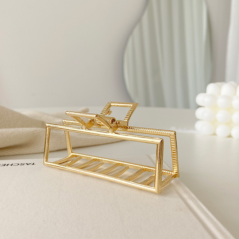 韩国新款珍珠蝴蝶盘发合金抓夹后脑勺大号鲨鱼发夹气质发夹头饰女详情17