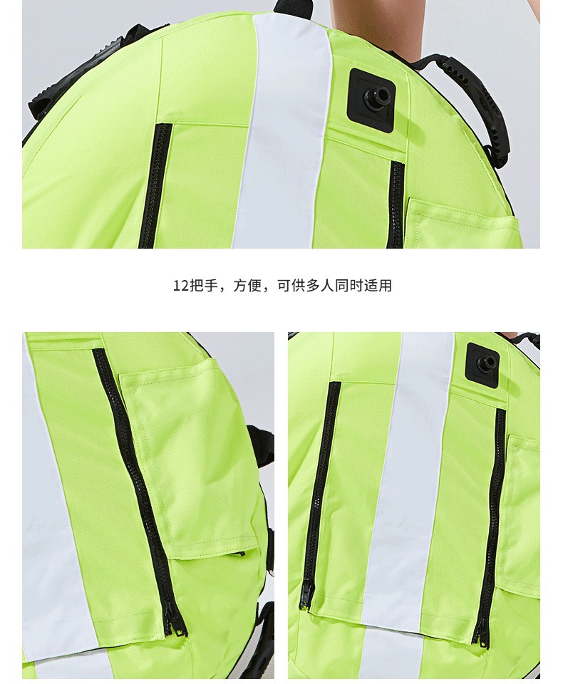 专业自由潜浮球SMB潜水充气浮标PVC浮球信号警示定位潜水训练浮標详情8