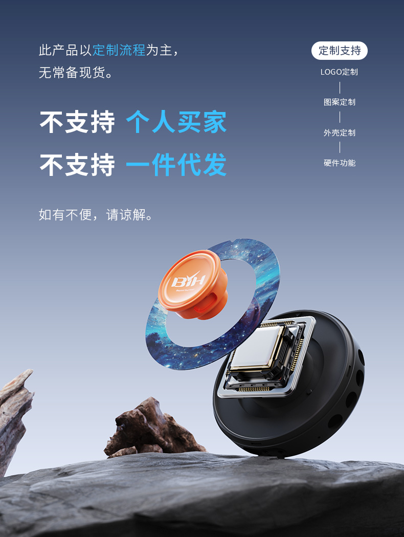 New glass Bluetooth speaker, colorful full-screen subwoofer, seven-color speaker, home surround transparent glass small speaker pic 1