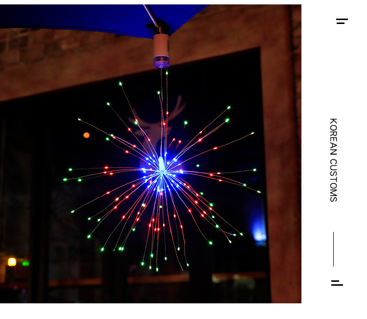 跨境烟花灯小彩灯装饰灯满天星别墅花园布置庭院氛围灯户外灯串详情10