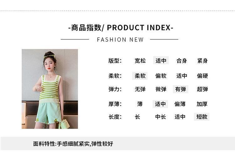 女童毛边洋气牛仔裤儿童夏装短裤时髦炸街宽松爆款潮裤新款童装详情30