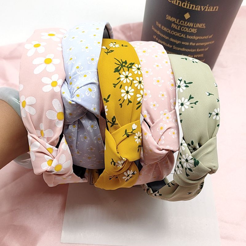 韩版发箍古风布艺头箍简约百式交叉打结显脸小发卡头扣发饰批发详情10