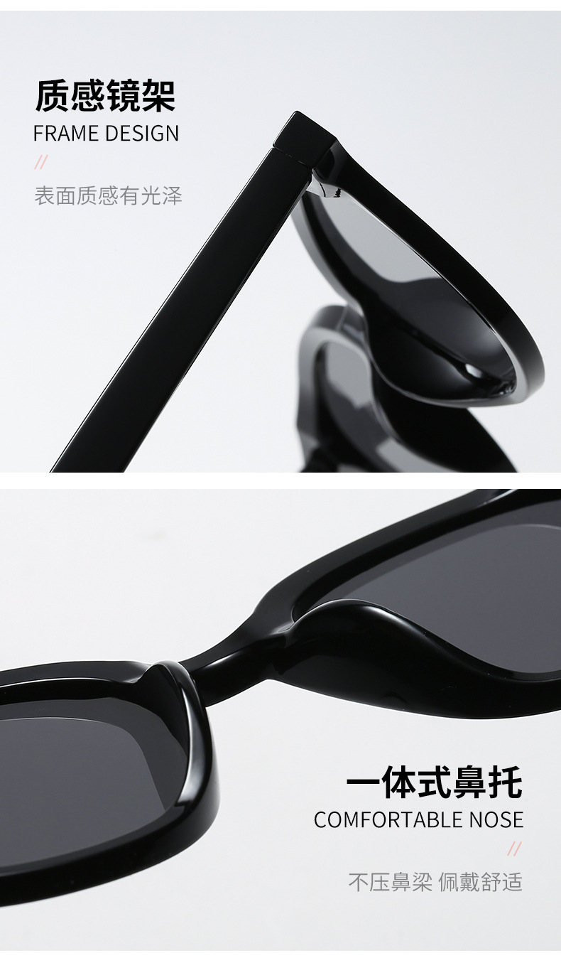 新款gm同款太阳镜复古橘色墨镜男士开车韩版复古网红街拍墨镜女详情17