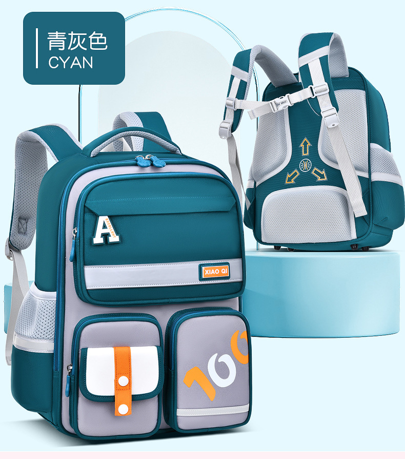 2023新款小学生书包减负护脊学院风男女儿童双肩背包大容量100分A详情19