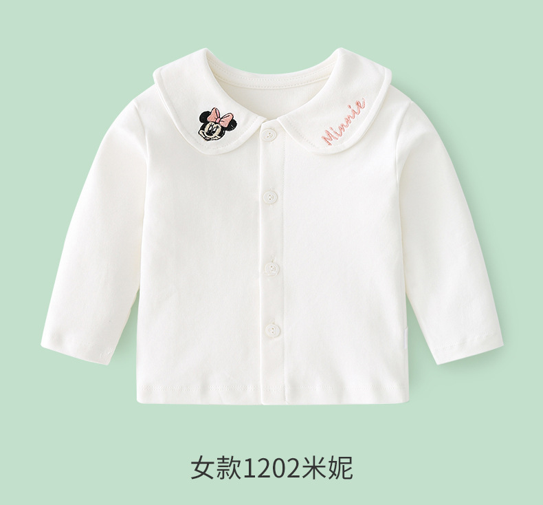 婴儿衣服春装宝宝打底衫翻领儿童卡通长袖衬衫纯棉男女童T恤上衣详情12