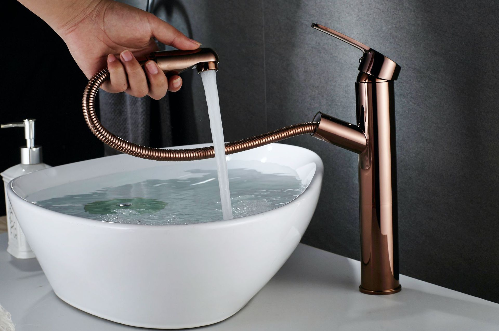 Foreign trade copper telescopic universal faucet spring faucet extender pressure-increasing rotating anti-splash faucet pic 34