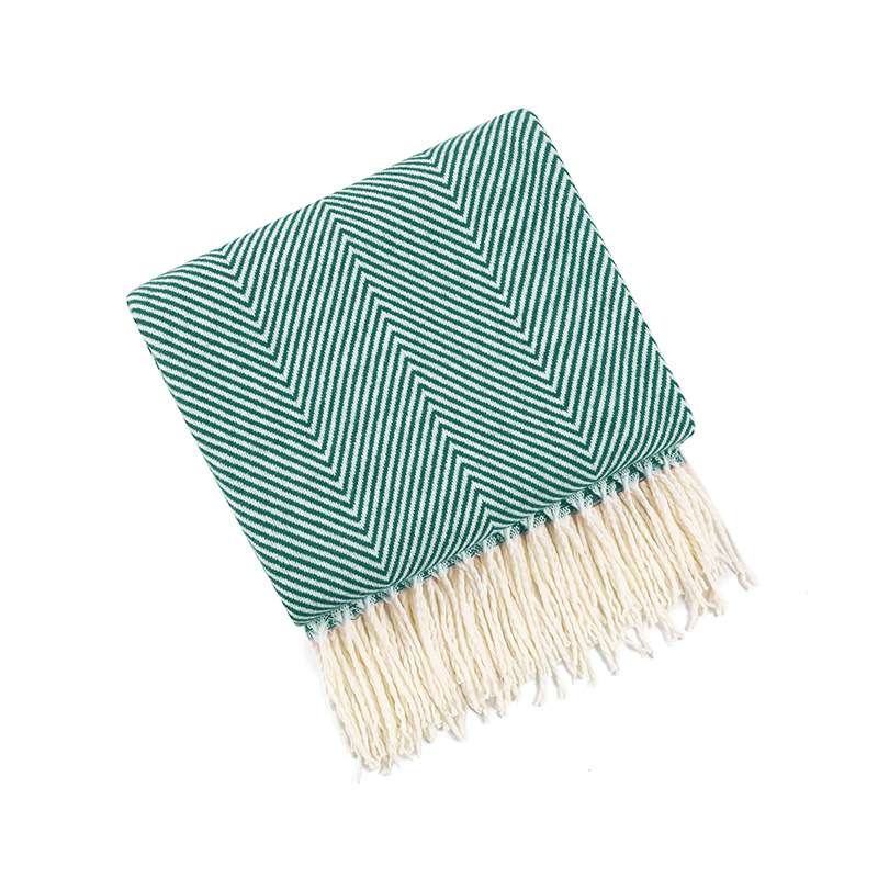 Sofa cover blanket, bed tail cover blanket, woven blanket, air conditioning blanket, shawl blanket, summer cooling blanket, nap blanket, towel wholesale pic 41