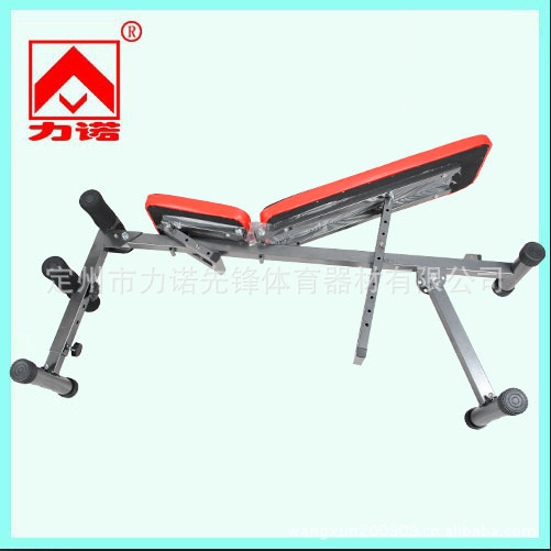 The home multi-functional little bird dumbbell stool can be folded and adjusted. It is a supine board, abdominal muscle board and abdominal fitness chair pic 1