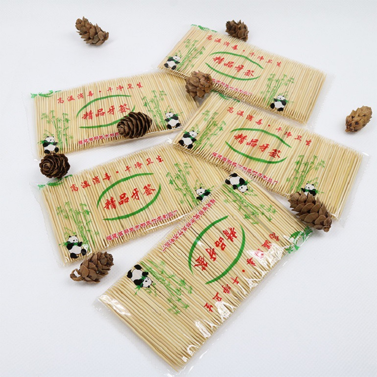 Double-headed bagged long toothpicks, tea bamboo toothpicks, wholesale portable disposable household toothpicks, hotel toothpicks pic 8