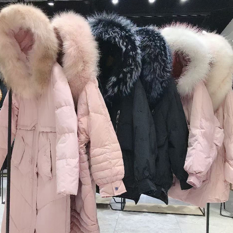 Trece líneas corte marca gran cuello peludo abajo chaqueta mujer wholesale inman marca outlet outlet mujer invierno 2022 pic 7